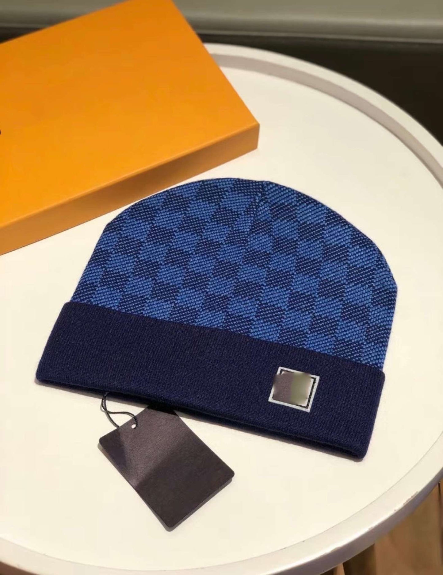 Navy beanie