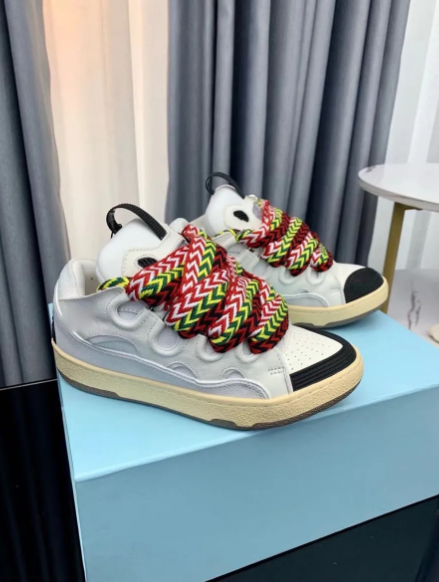 Rainbow curb sneaker